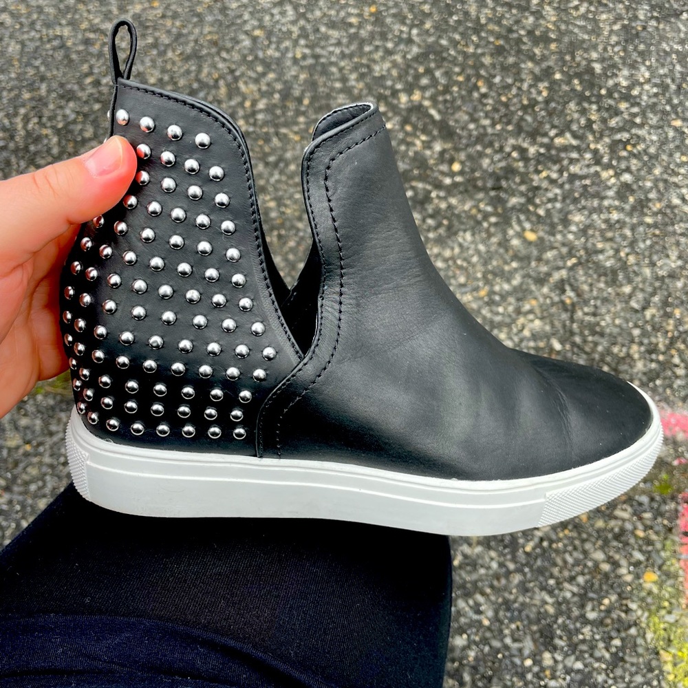 Studded Heeled Sneakers